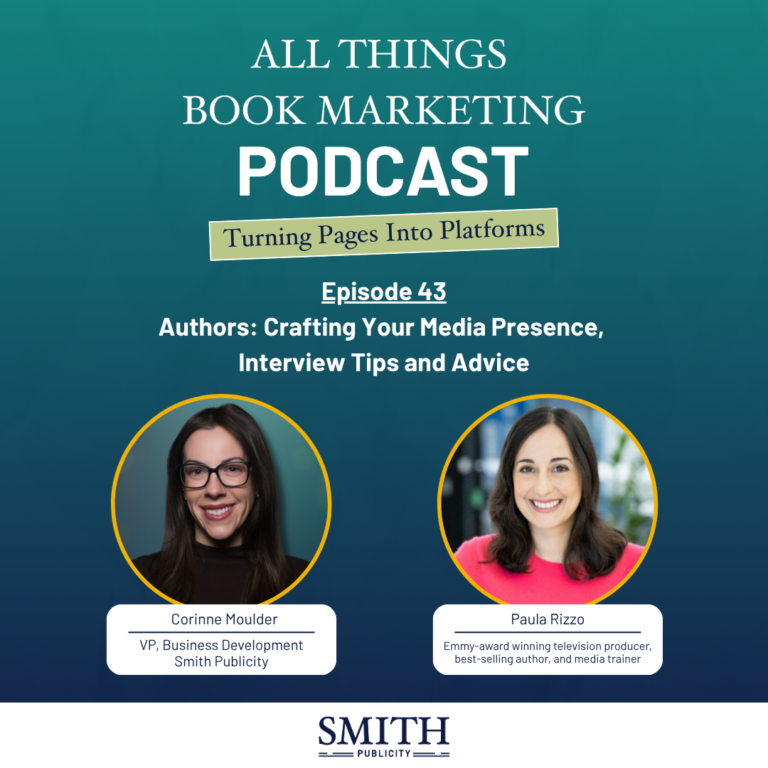 Smith Publicity All Things Book Marketing Podcast cover art episode 43